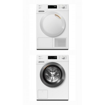 Miele WEB395 WCS 125 Edition + TEC675WP 125 Edition Σετ Πλυντήριο & Στεγνωτήριο Ρούχων